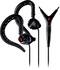 Yurbuds - Focus 400 Behind-the-Ear Clip-On Headphones - Black-Front_Standard