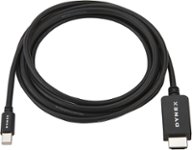 Front Zoom. Dynex™ - 6' Mini DisplayPort-to-HDMI Cable - Black.
