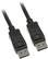 Front. Dynex™ - 6' DisplayPort-to-DisplayPort Cable - Black.