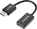 Front. Dynex™ - DisplayPort-to-HDMI Adapter - Black.