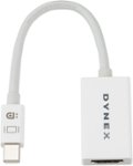 Front Zoom. Dynex™ - Mini DisplayPort-to-HDMI Adapter - White.