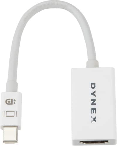 Dynex Mini Displayport To Hdmi Adapter White Dx Pd94592 Best Buy