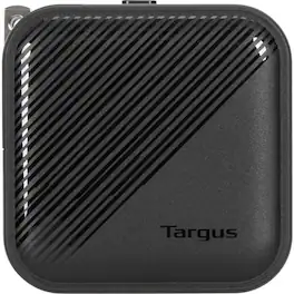 Targus - 65W GaN Wall Charger - 65 W - Europe, Asia, Australia, North America, South America - 120 V AC, 230 V AC Input - Black