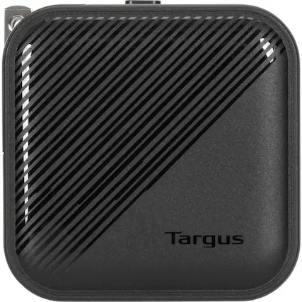 Front. Targus - Targus 65W GaN Wall Charger - 65 W - Europe, Asia, Australia, North America, South America - 120 V AC, 230 V AC Input - Black.
