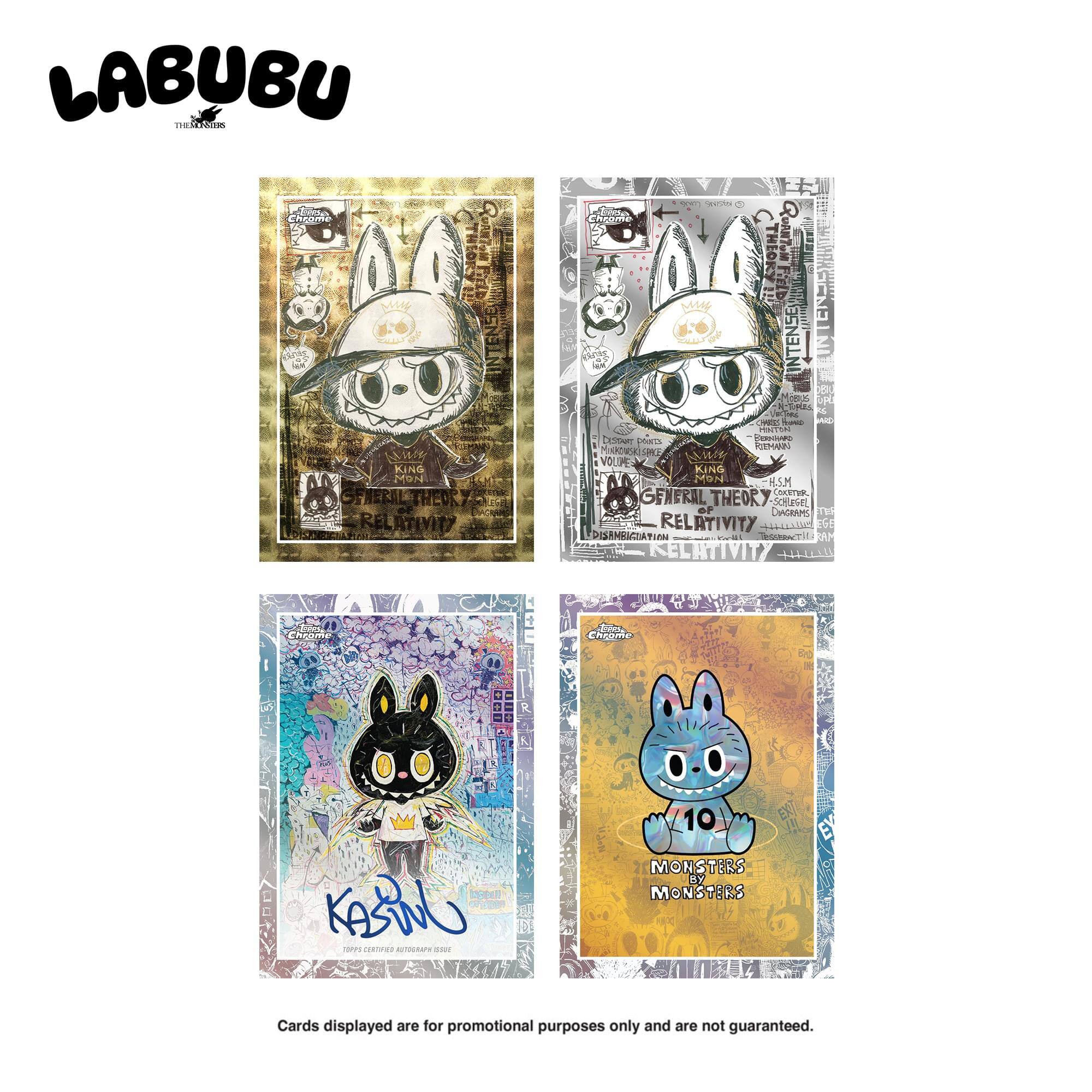 LABUBU  
THE ROCKSTARS  

Cards displayed are for promotional purposes only and are not guaranteed.