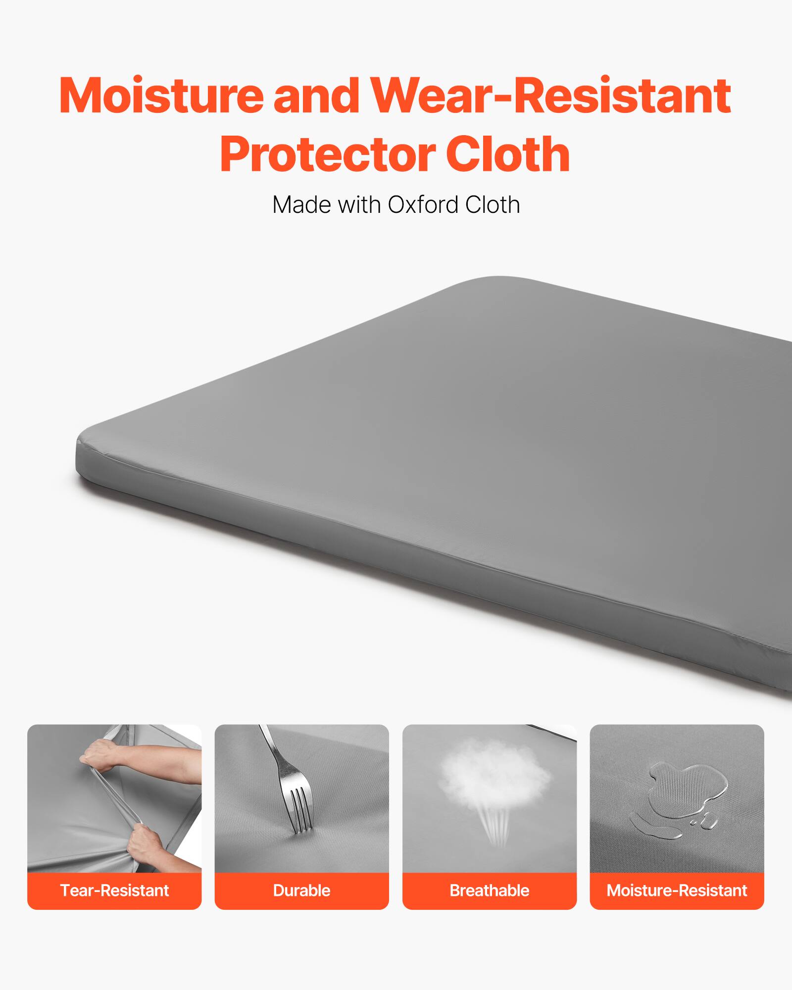 Moisture and Wear-Resistant Protector Cloth Made with Oxford Cloth Tear-Resistant Durable Breathable Moisture-Resistant