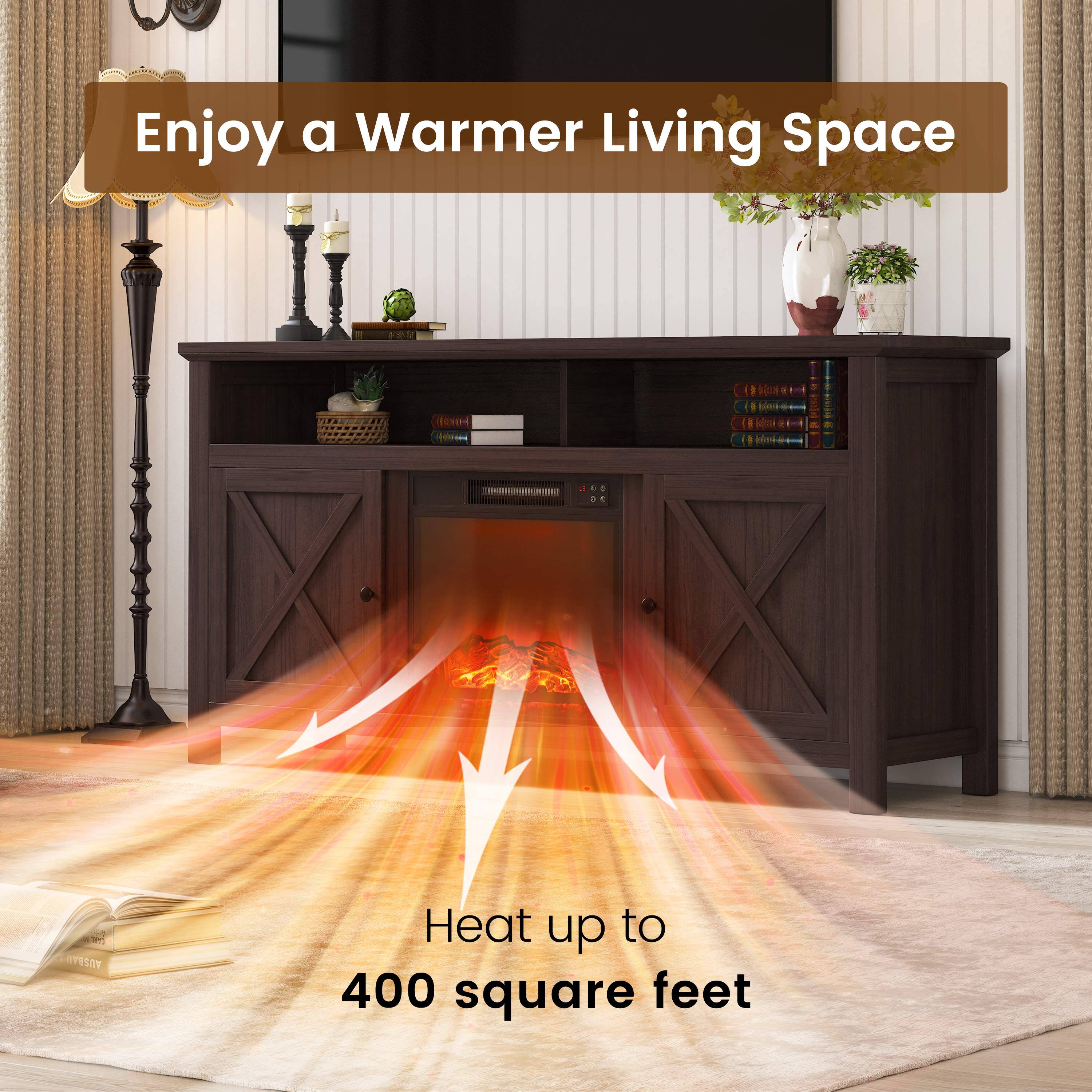 Enjoy a Warmer Living Space

Heat up to 400 square feet