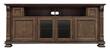 Bell'O - Wood Home Entertainment Cabinet for Most Flat-Panel TVs Up to 75" - Brown - Larger Front