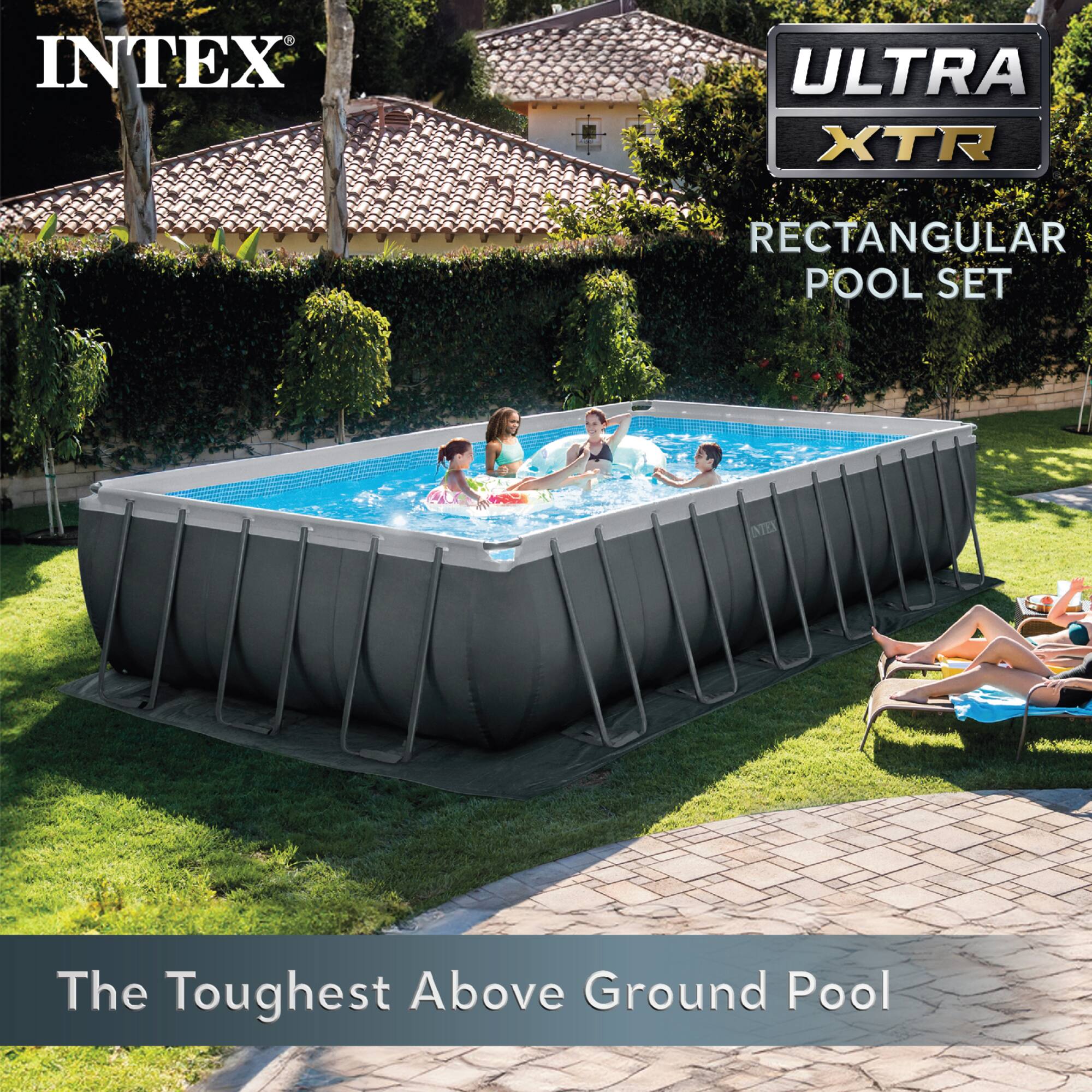 INTEX  
ULTRA XTR  
RECTANGULAR POOL SET  

The Toughest Above Ground Pool
