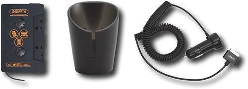 Front Standard. Griffin Technology - Power Protect Connect 2 Deck Bundle for Select Apple® iPod® Models - Black/Gray.