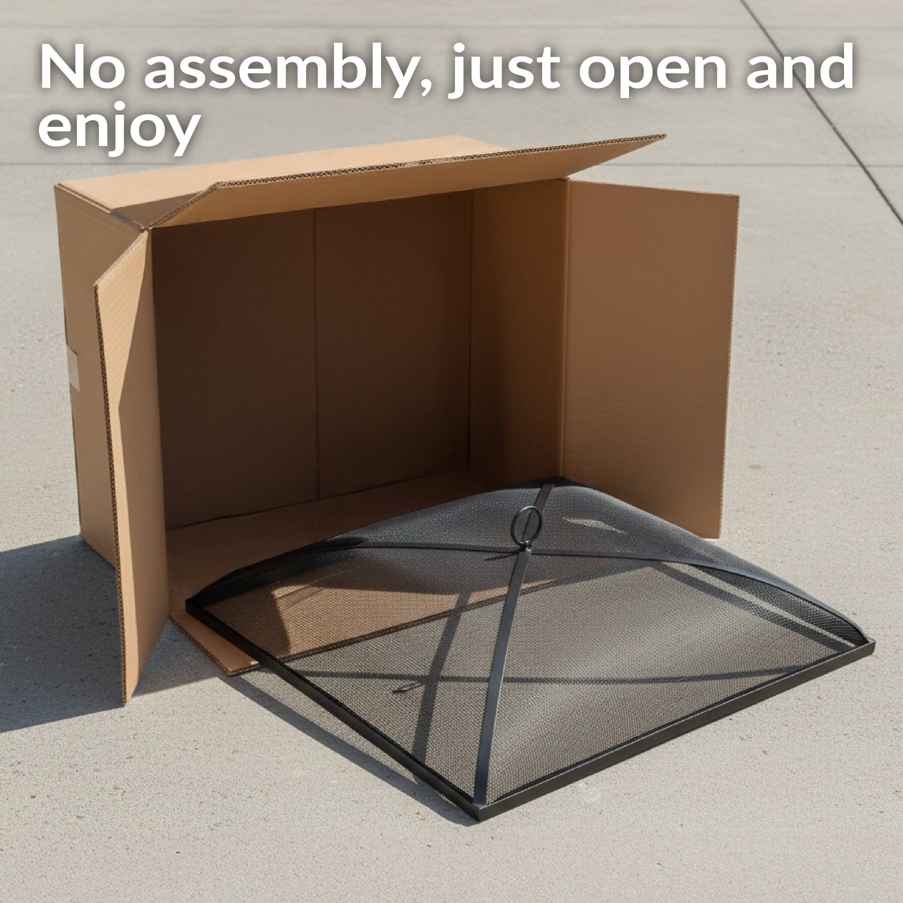 No assembly, just open and enjoy
