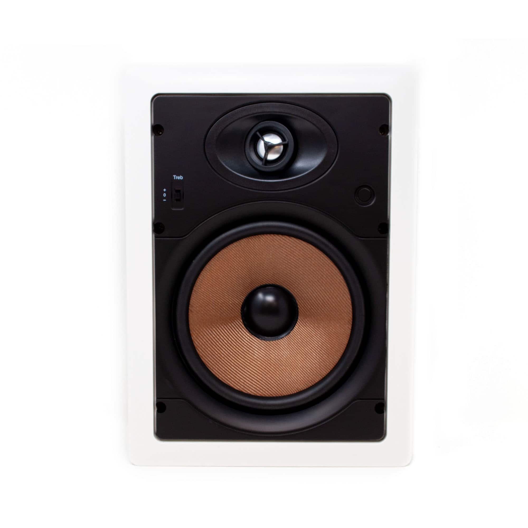 Legrand - HT7801 7000 Series 8" In-Wall Speaker (Sold Individually) - Black/Gray