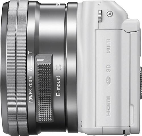 Best Buy: Sony NEX-3N Compact System Camera With 16-50mm Retractable ...