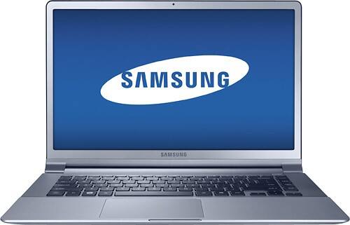 Front Standard. Samsung - Series 9 Ultrabook 15" Laptop - 4GB Memory - 128GB Solid State Drive - Silver.