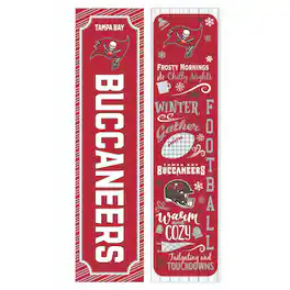 Evergreen Enterprises - Tampa Bay Buccaneers 47" Double Sided Winter Leaner Fan Sign - Multicolor