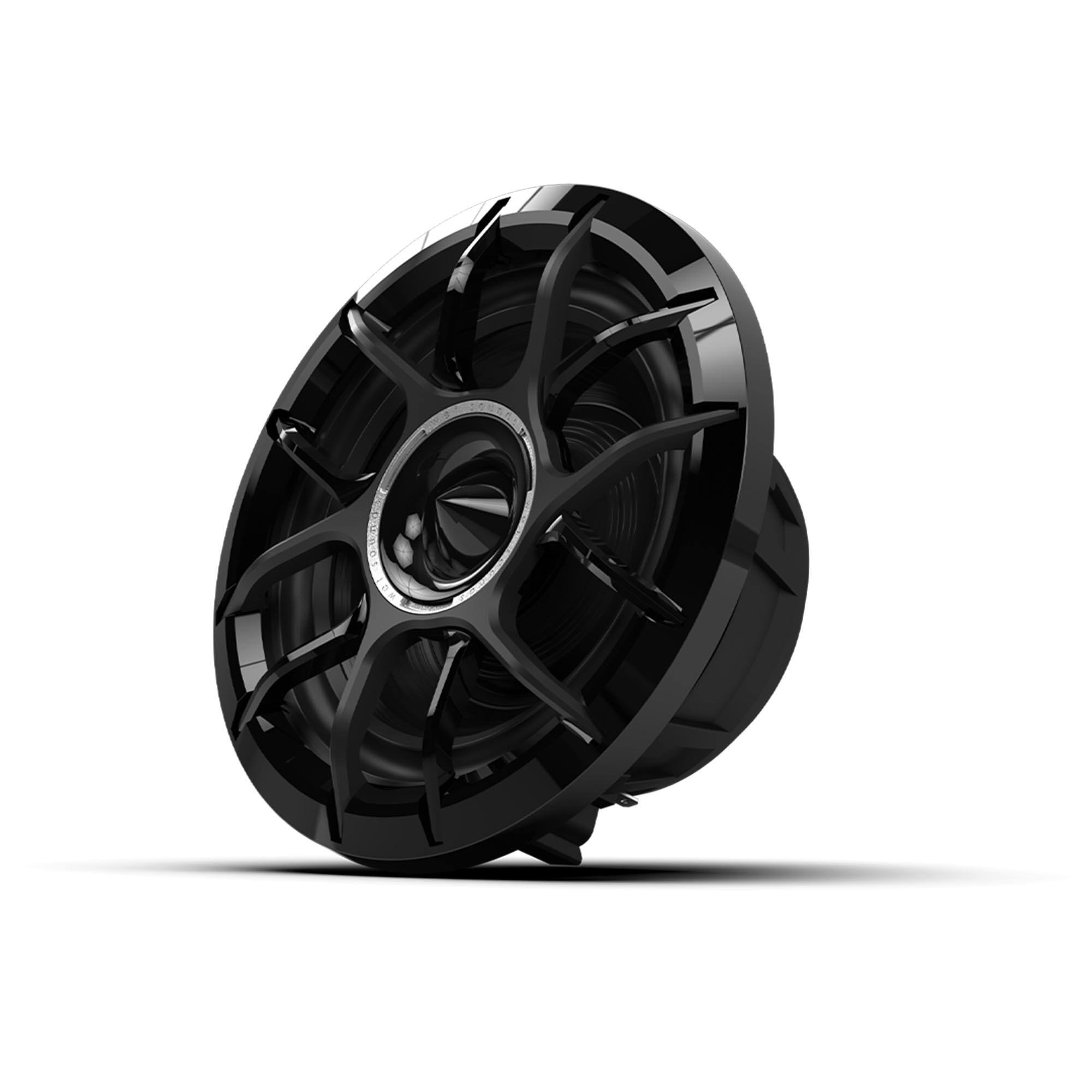 Alt View 1. Wet Sounds - Wet Sounds ZERO Series - ZERO 6 CS-B Black 6.5" Component Neodymium Marine Speakers w/ Horn-Loaded Titanium Tweeter... - Black/Gray.