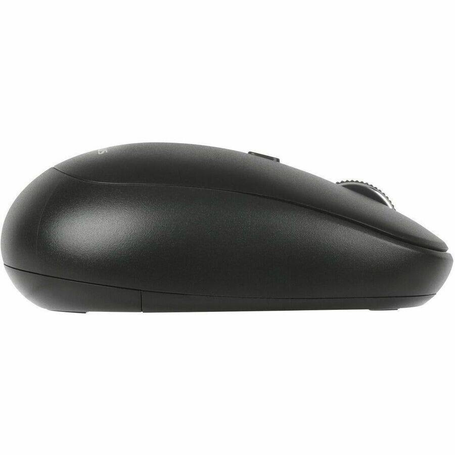 Alt View 2. Targus - Targus Midsize Comfort Multi-Device Antimicrobial Wireless Mouse - Mid Size Mouse - Optical - Wireless - Bluetooth/Radio - Black.