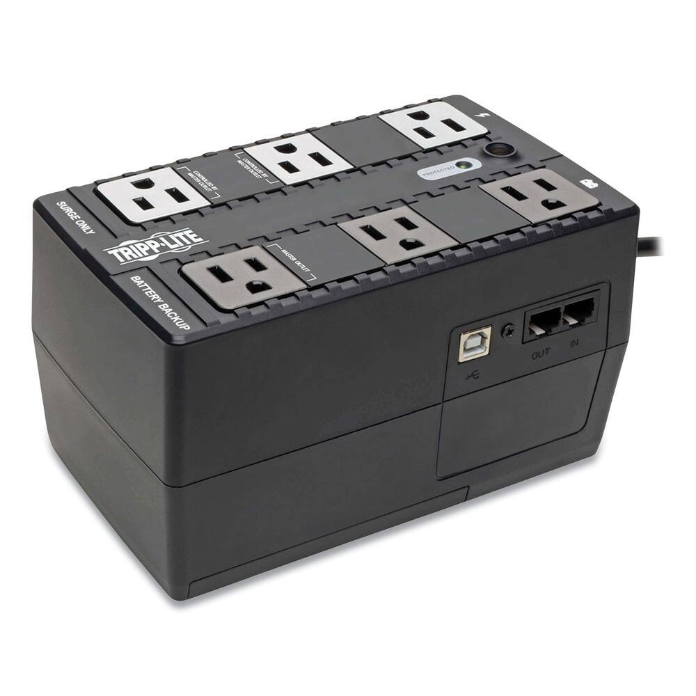 TRIPP-LITE  
BATTERY BACKUP  
SURGE ONLY  
OUT  
IN
