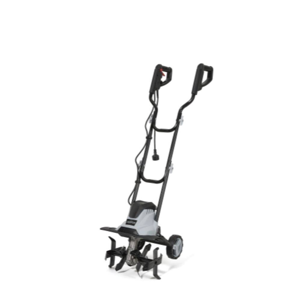 Front. Dapper Supply - Dapper Supply 14 Inch Electric Tiller Cultivator 10 Amp Corded Garden Rototiller with Steel Tines - Black.