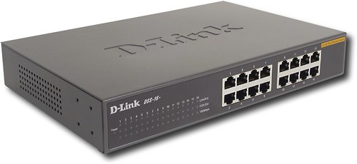 D-Link, Switch Rackable avec 16 ports 10/100 Mbits