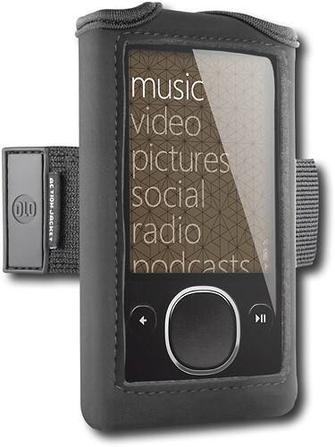 Angle Standard. DLO - Action Jacket for 120GB Microsoft Zune - Black.