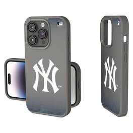 Keyscaper - MLB - New York Yankees Linen Logo iPhone Soft Touch Case - 14 - Gray