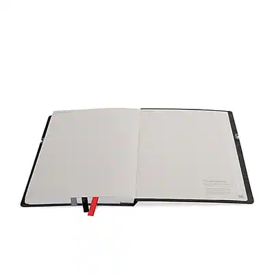 Alt View 2. TRU RED - Large Mastery with Pocket Journal/Red - Black/Red.