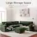 Large Storage Space
Single Seat: 24.4" (D) * 24.4" (W) * 9.8" (H)
Loveseat: 24.4" (D) * 43.3" (W) * 9.8" (H)