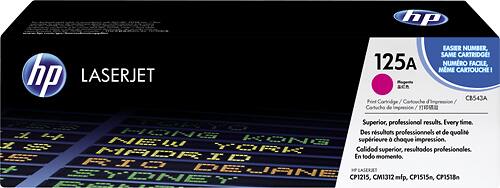 Front. HP - 125A Toner Cartridge - Magenta.