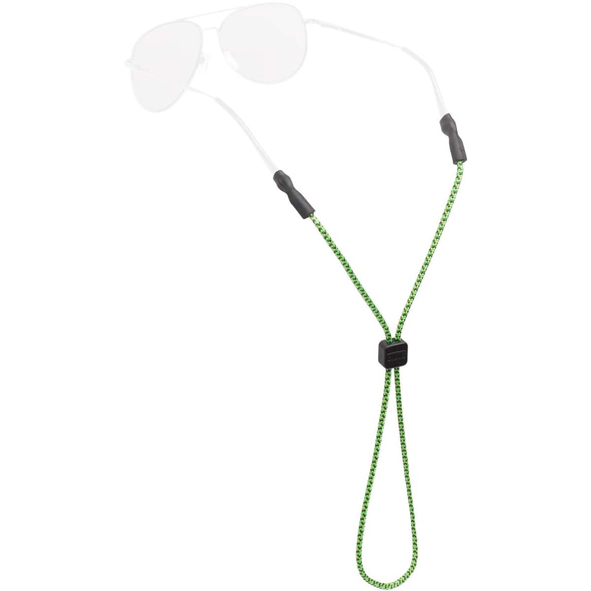 Chums - Universal Fit 3mm Eyewear Retainer - Green/Dark Green/Yellow