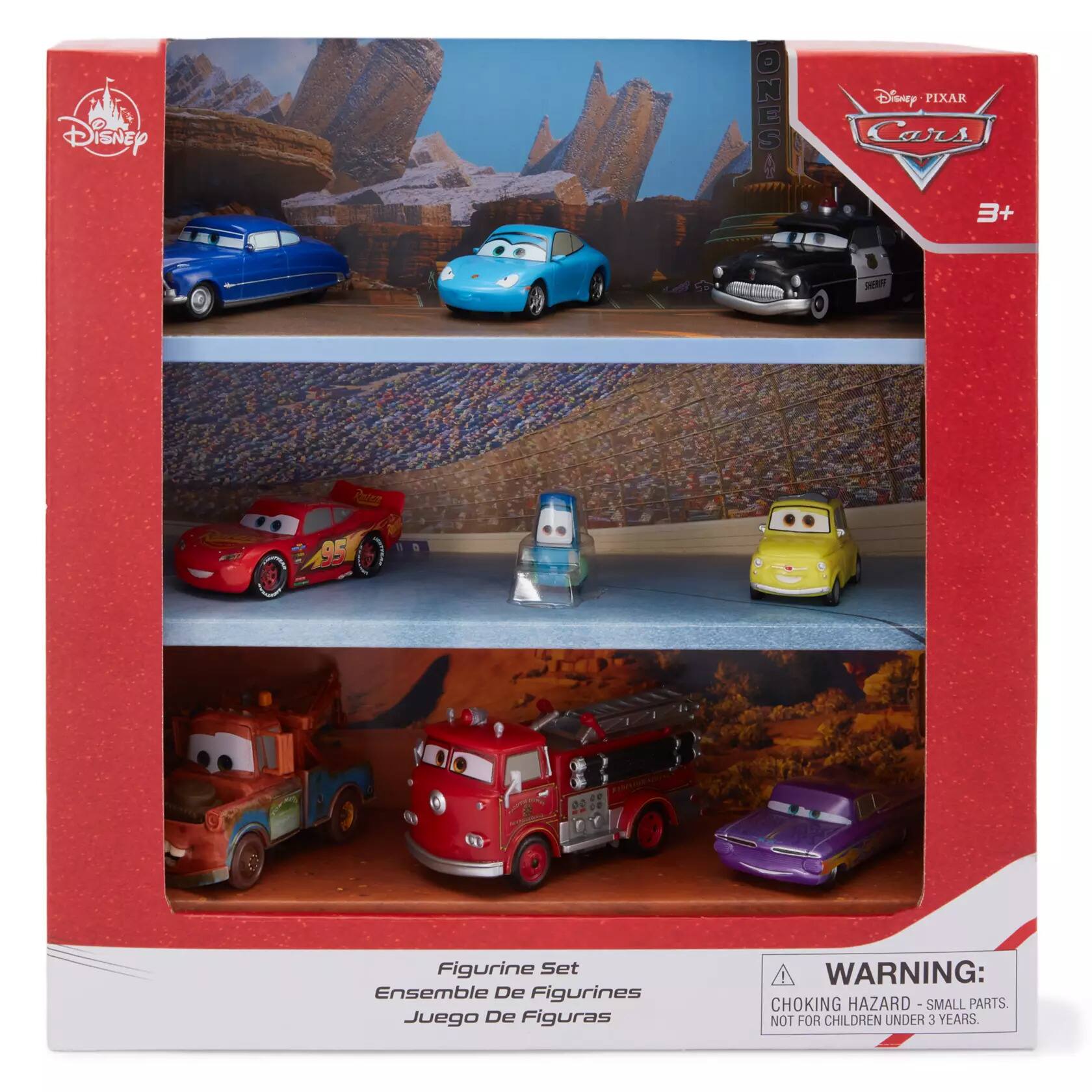 Disney PIXAR Cars 3+ - Figurine Set Ensemble De Figurines Juego De Figuras  
WARNING: CHOKING HAZARD - SMALL PARTS. NOT FOR CHILDREN UNDER 3 YEARS.