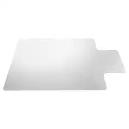 Floortex - Vinyl Lipped Chair Mat for Carpets up to 3/8" - 48" x 60" - Clear