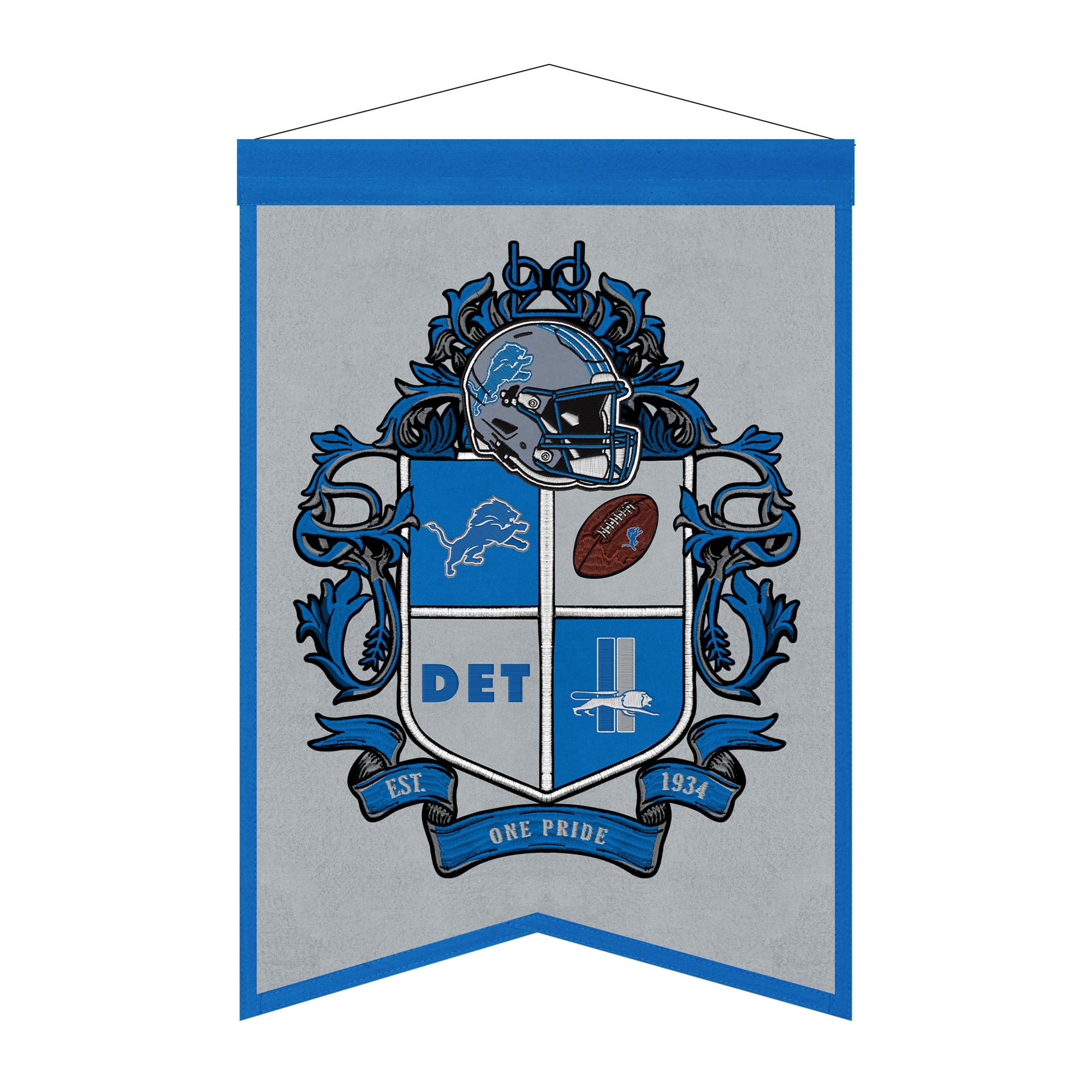 "Sporticulture - Detroit Lions 15"" x 22"" Crest Banner - Multicolor" price history on PriceWatchPro