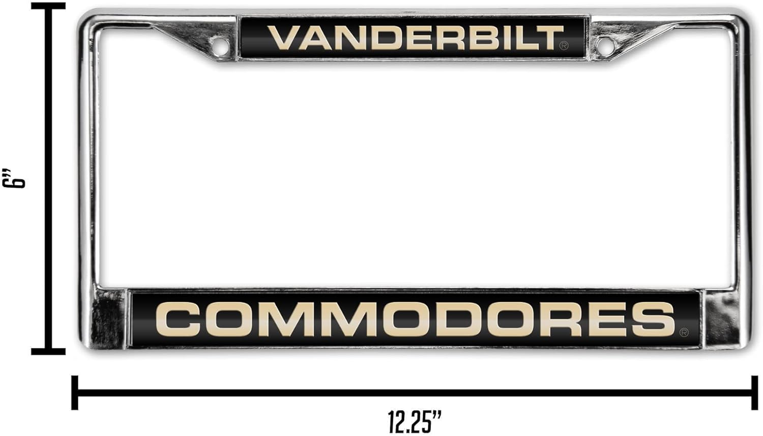 VANDERBILT  
6"  
COMMODORES  
12.25"