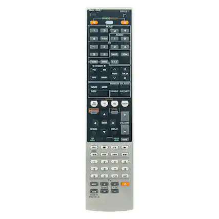 MA 2002 CODE SET I
SOURCE RECEIVER & HDMI
1 2 3 4 5
AUDIO 1 2
VAUX 1 2
TUNER EMIUS CA
CATEGORY FM AM
INFO MEMORY
MOVIE MUSIC SLEEP
ENHANCER SUR DECODE
STRAIGHT PURE DIRECT
CD RADIO
ENTER RETURN
DISPLAY MUTE
VOLUME
HOLD
1 2 3 4 5 6 7 8 9 0
INPUT TV VOL
MUTE
RAV/338
WTR82720 US