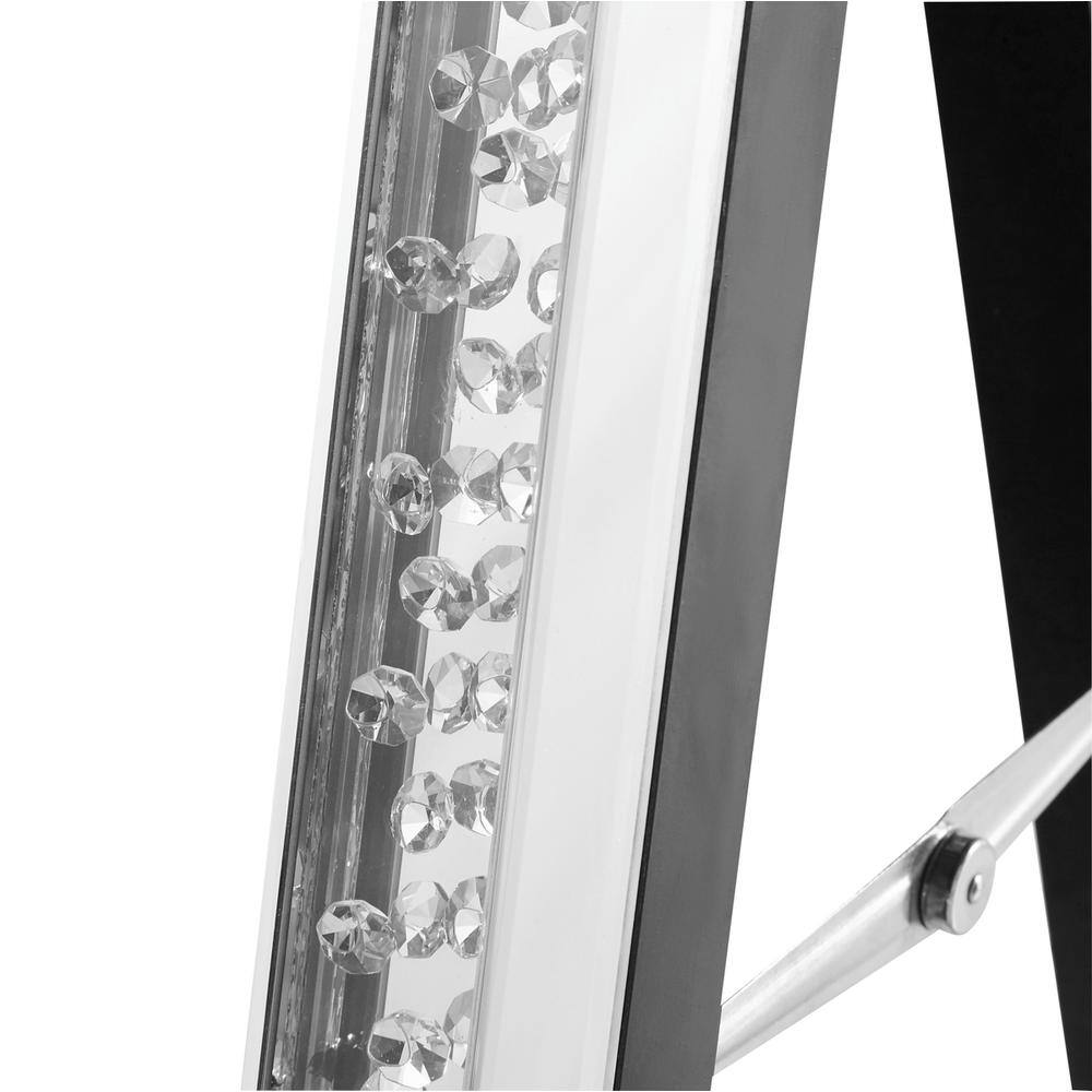 Alt View 1. Elegant Decor - Sparkle 22 in. Contemporary Standing Full length Mirror in Clear - Clear.