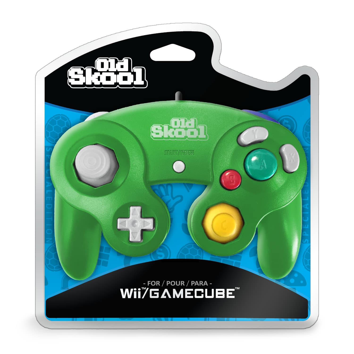 Old Skool - GameCube / Wii Compatible Controller - Green/Blue price history on PriceWatchPro