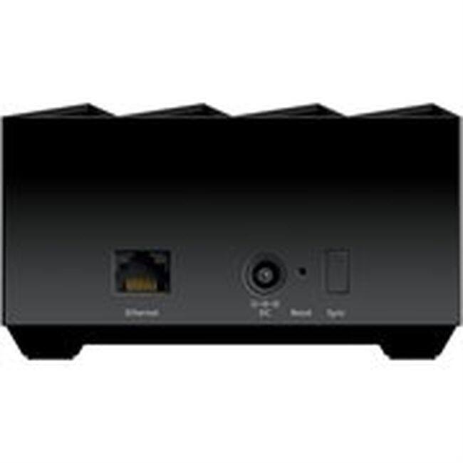 Alt View 4. NETGEAR - MK63-100NAR Nighthawk Home Mesh WiFi 6 System 3 Pack - Refurbished Excellent - Black.
