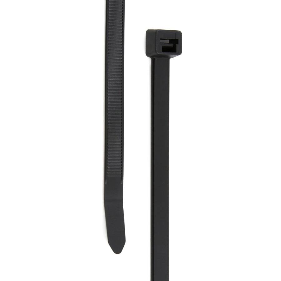 Front. Grizzly Supply - 17" 175lb Heavy-Duty Cable Ties 10/bag - Black.