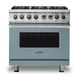 Viking - 36-Inch Dual Fuel Freestanding Range - November Sky