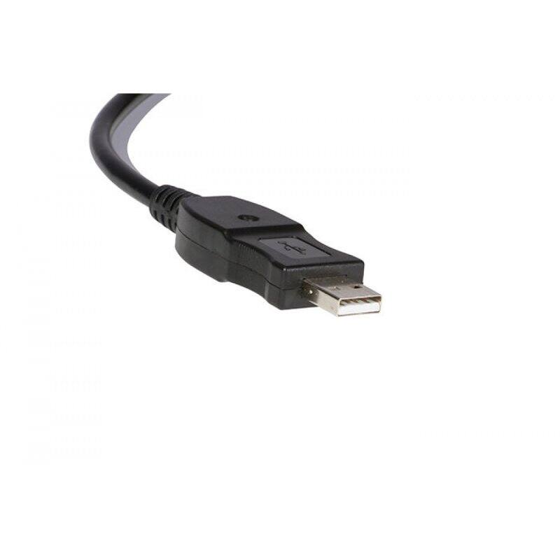 Alt View 2. On Stage Stands - OnStage MC12-10U 10' Microphone to USB Cable, Black (MC1210U) - Black.