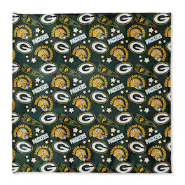 Pegasus - Green Bay Packers 108" x 108" Victory Pennant Ultra Cozy Family Blanket - Multicolor