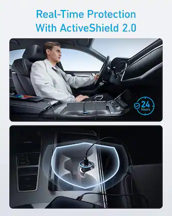 Car Charger, Anker 52.5W USB C Car Charger for iPhone 16/16 Pro/16 Pro Max/16 Plus/15/14/13/12/11, Galaxy S23/22/21, iPad Pro, Pixel, and More