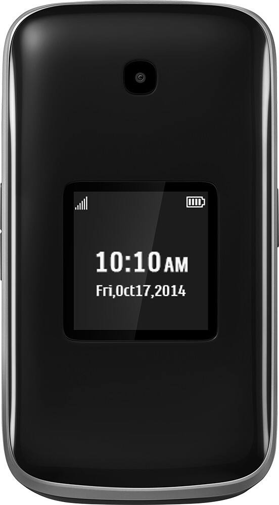 Front Zoom. Boost Mobile - Alcatel Fling No-Contract Cell Phone - Black.