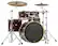 Front. Mapex - Mars Series 5-Piece Rock Drum Shell Set - Bloodwood.