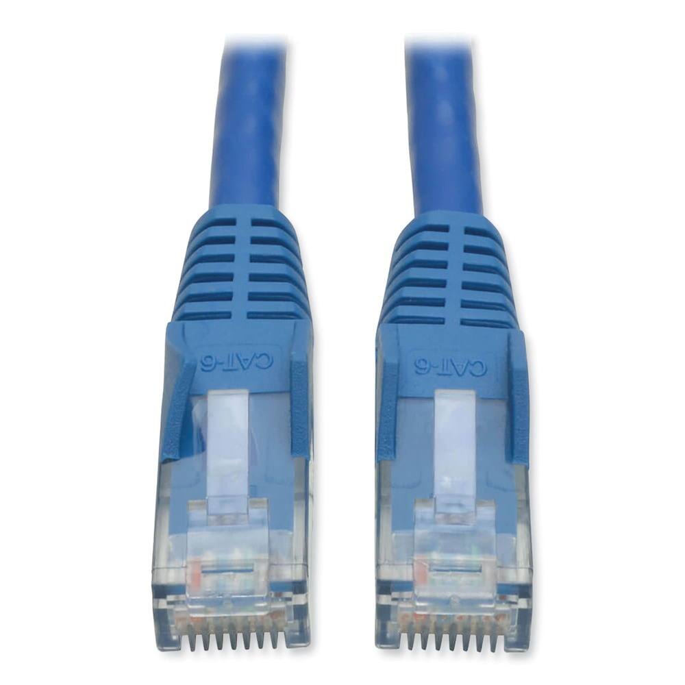 Tripp Lite - N201-001-BL CAT6 1 ft. Gigabit Snagless Molded Patch Cable - Blue