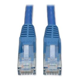 Tripp Lite - N201-001-BL CAT6 1 ft. Gigabit Snagless Molded Patch Cable - Blue