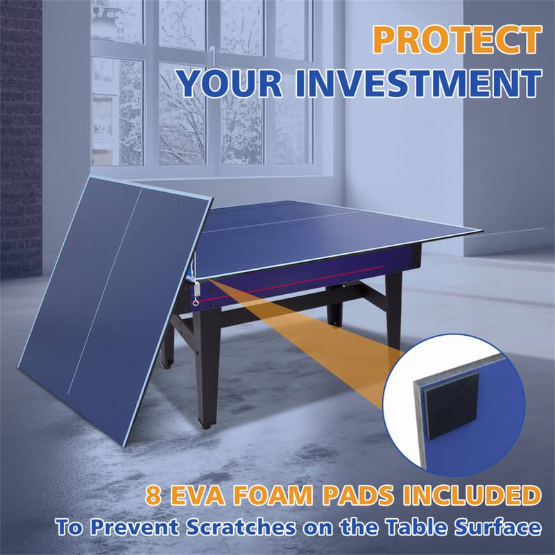 PROTECT YOUR INVESTMENT  
8 EVA FOAM PADS INCLUDED  
To Prevent Scratches on the Table Surface