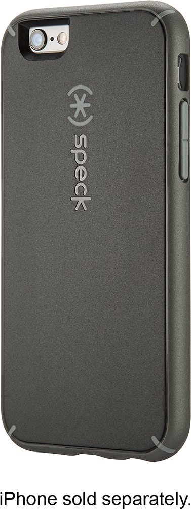 Front. Speck - Mightyshell Case for Apple® iPhone® 6 and 6s - Black/Gray.
