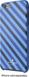 Front. kate spade new york - Diagonal Stripe Hybrid Hard Shell Case for Apple® iPhone® 6 Plus - Blue.